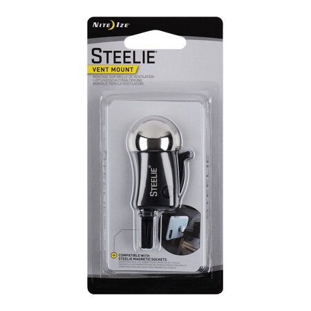Steelie Nite Ize Vent Ball-Mount, Aluminum/Stainless Steel, Gray STVM-11-R7